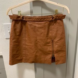 Vegan Leather Free People Skirt “Midnight Magic”